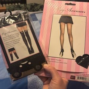Bundle of two pairs of fun tights pantyhose